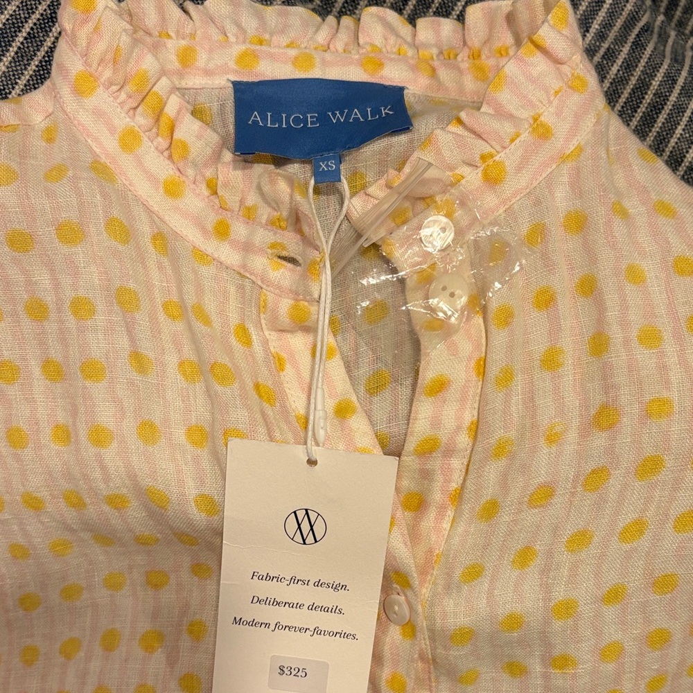 Alice Walk Yellow Gauze Midi Dreas